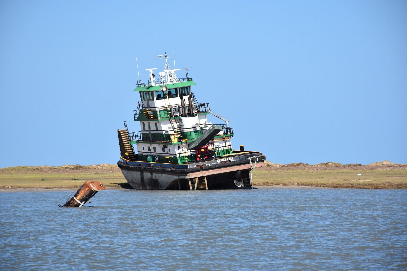 Harvey Wrecked Three Towboats at Port Aransas